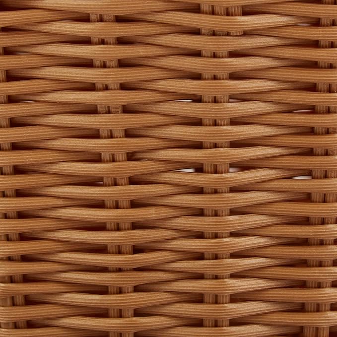 Polyester picnic basket | Dimensions: 16" x 13.5" x 7.5" | Perfect for picnics, parties, and barbecues | Handwoven polypropylene for durability